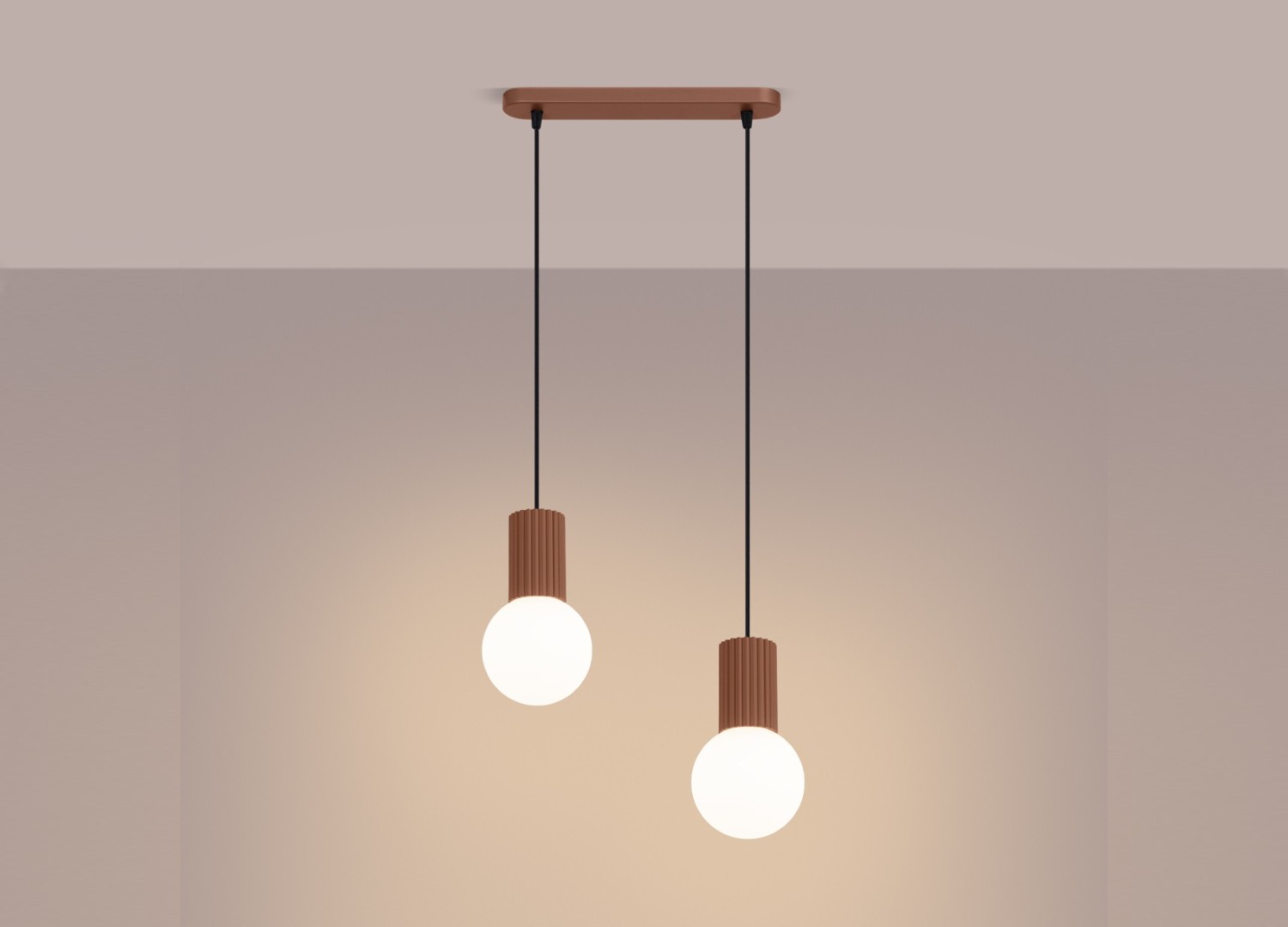 Suspension HALO 2L moka – vue complémentaire 3
