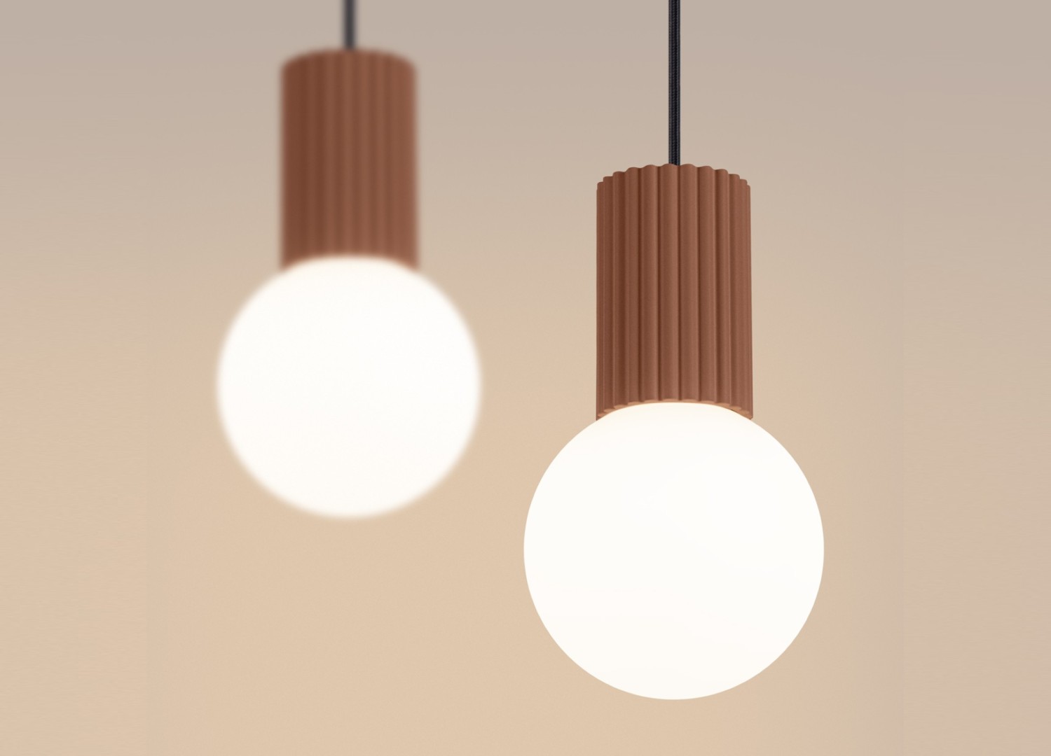 Suspension HALO 2L moka – vue complémentaire 4