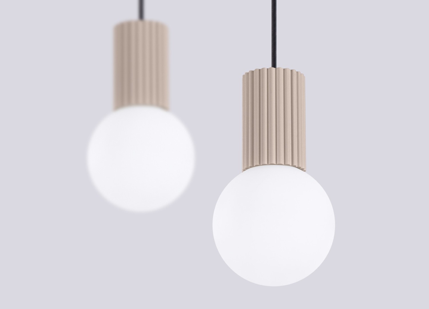 Suspension HALO 2L taupe – vue complémentaire 5