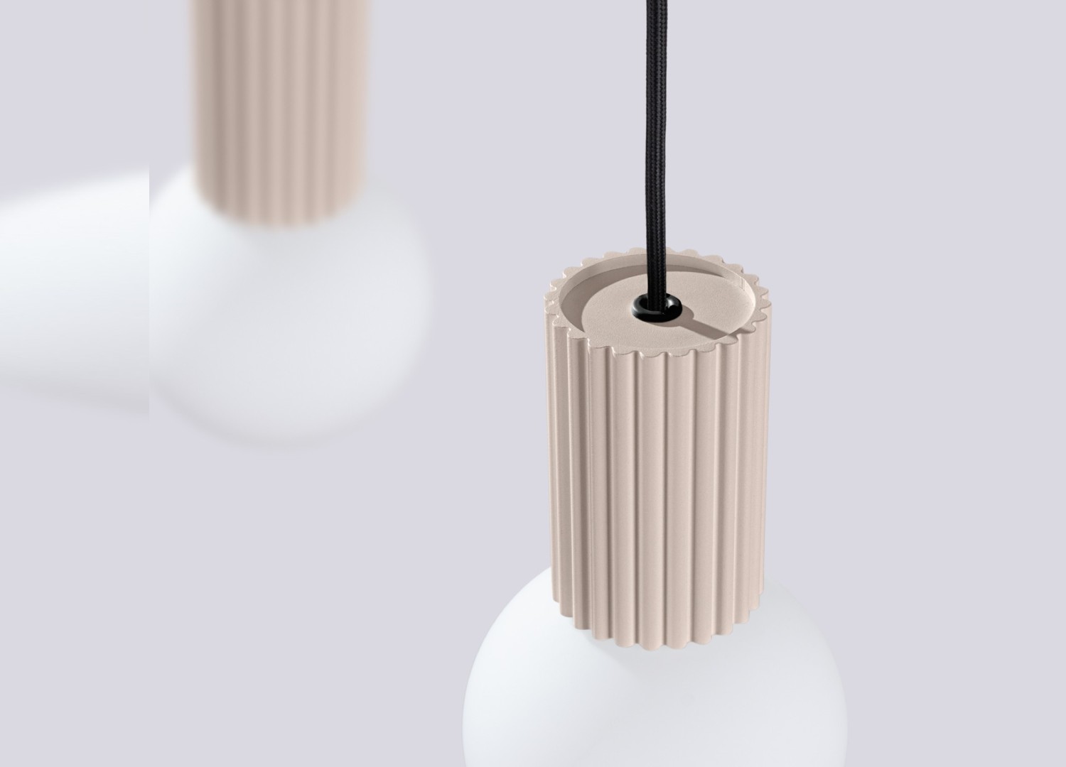 Suspension HALO 2L taupe – vue complémentaire 6