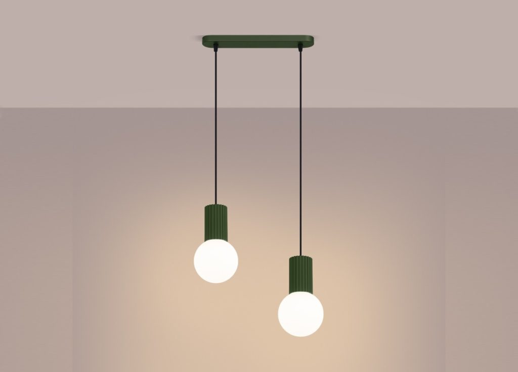 Suspension HALO 2L vert olive – vue complémentaire 3
