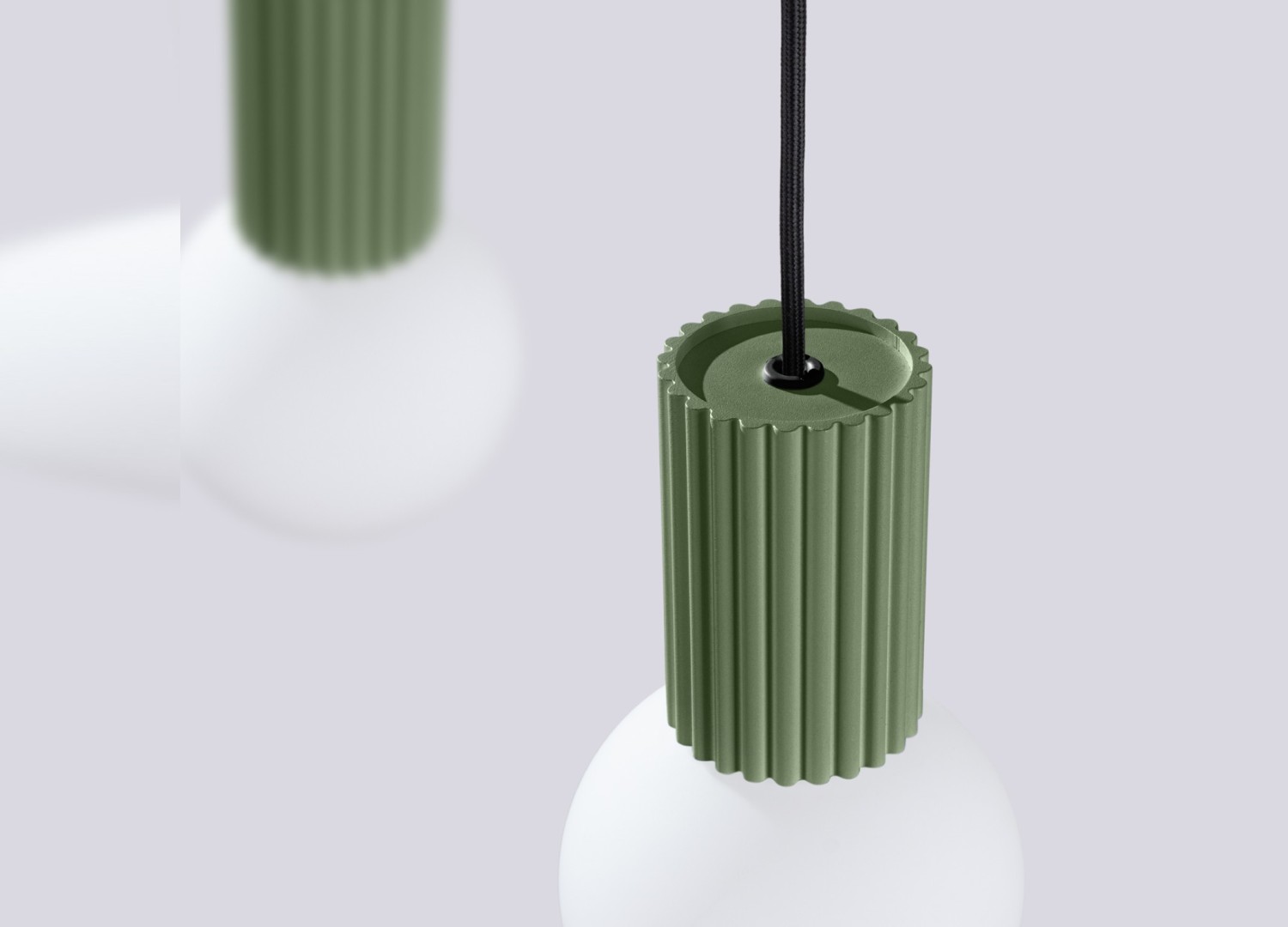 Suspension HALO 2L vert olive – vue complémentaire 6