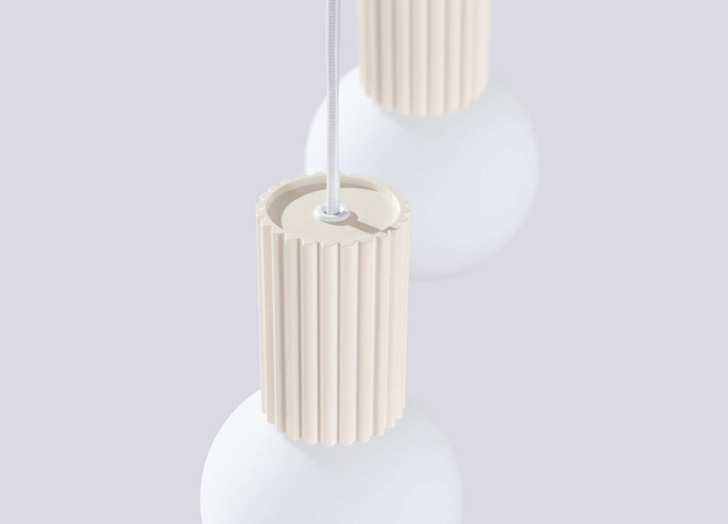 Suspension HALO 2P beige – vue complémentaire 6
