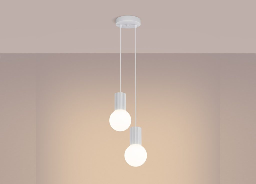 Suspension HALO 2P blanc – vue complémentaire 3