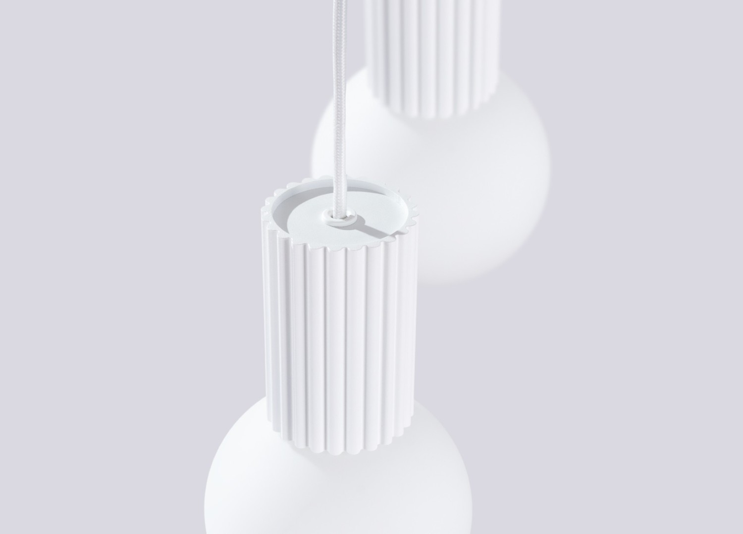 Suspension HALO 2P blanc – vue complémentaire 6