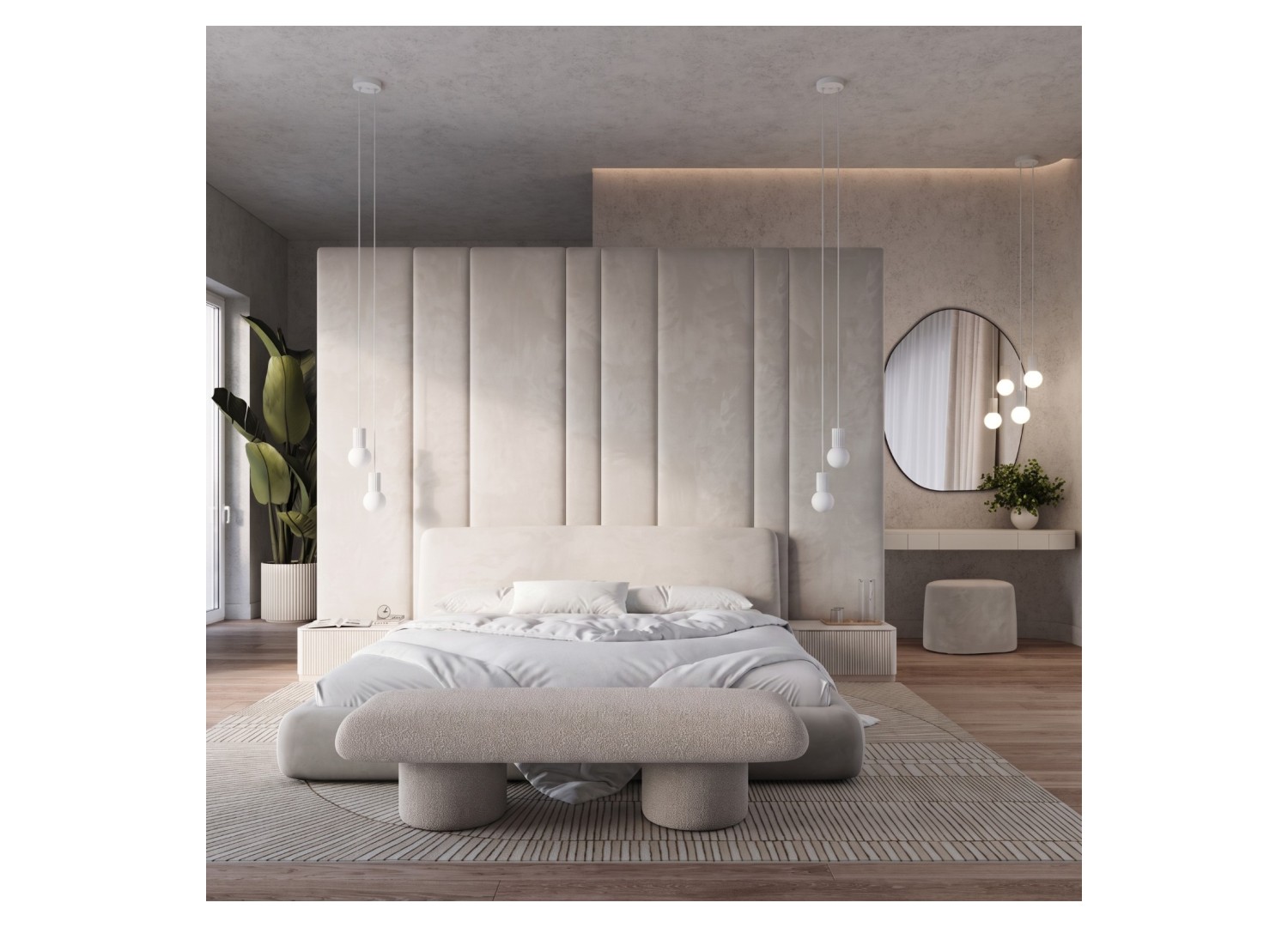Suspension HALO 2P blanc – dimensions