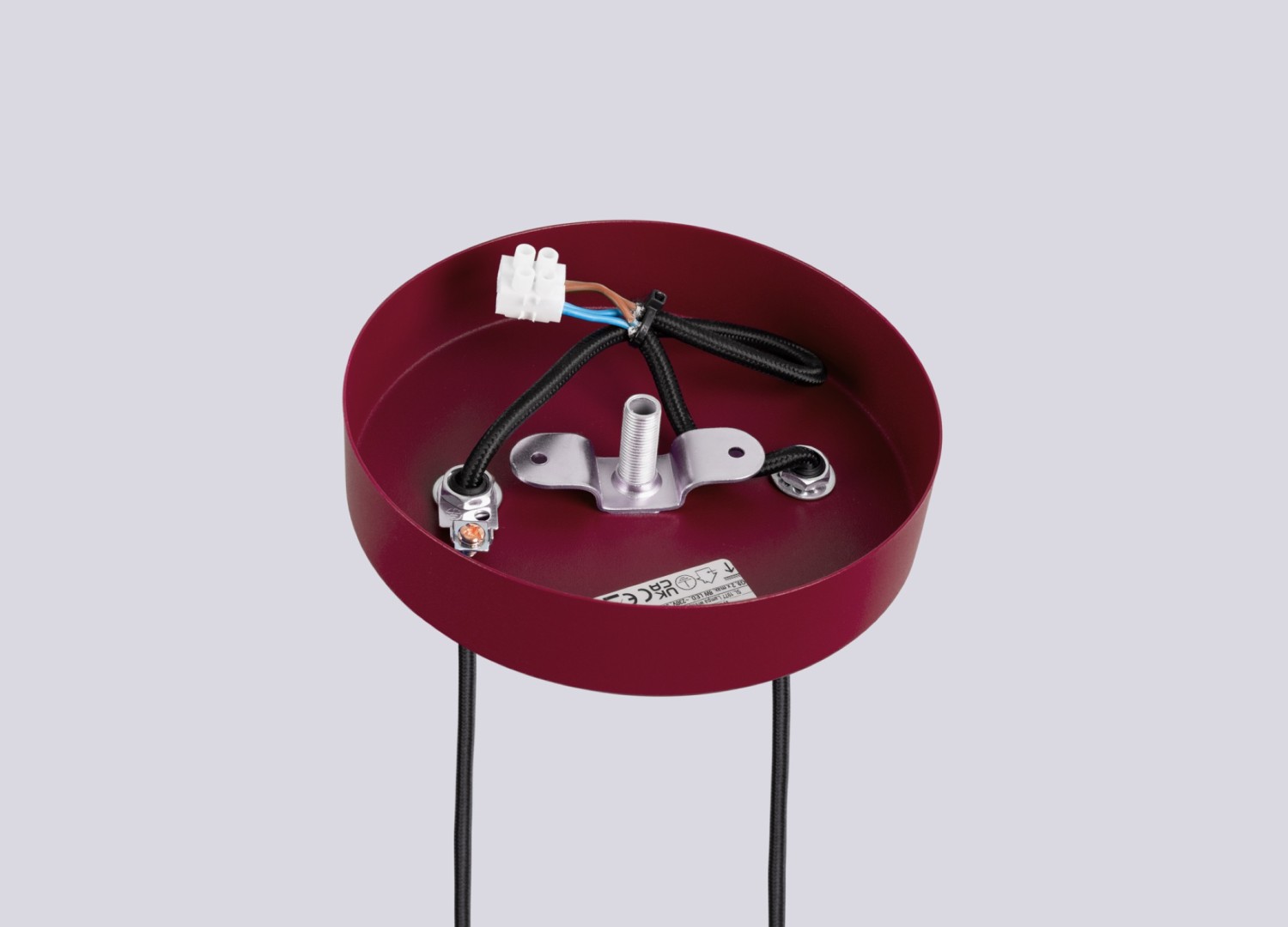 Suspension HALO 2P bordeaux – vue complémentaire 9