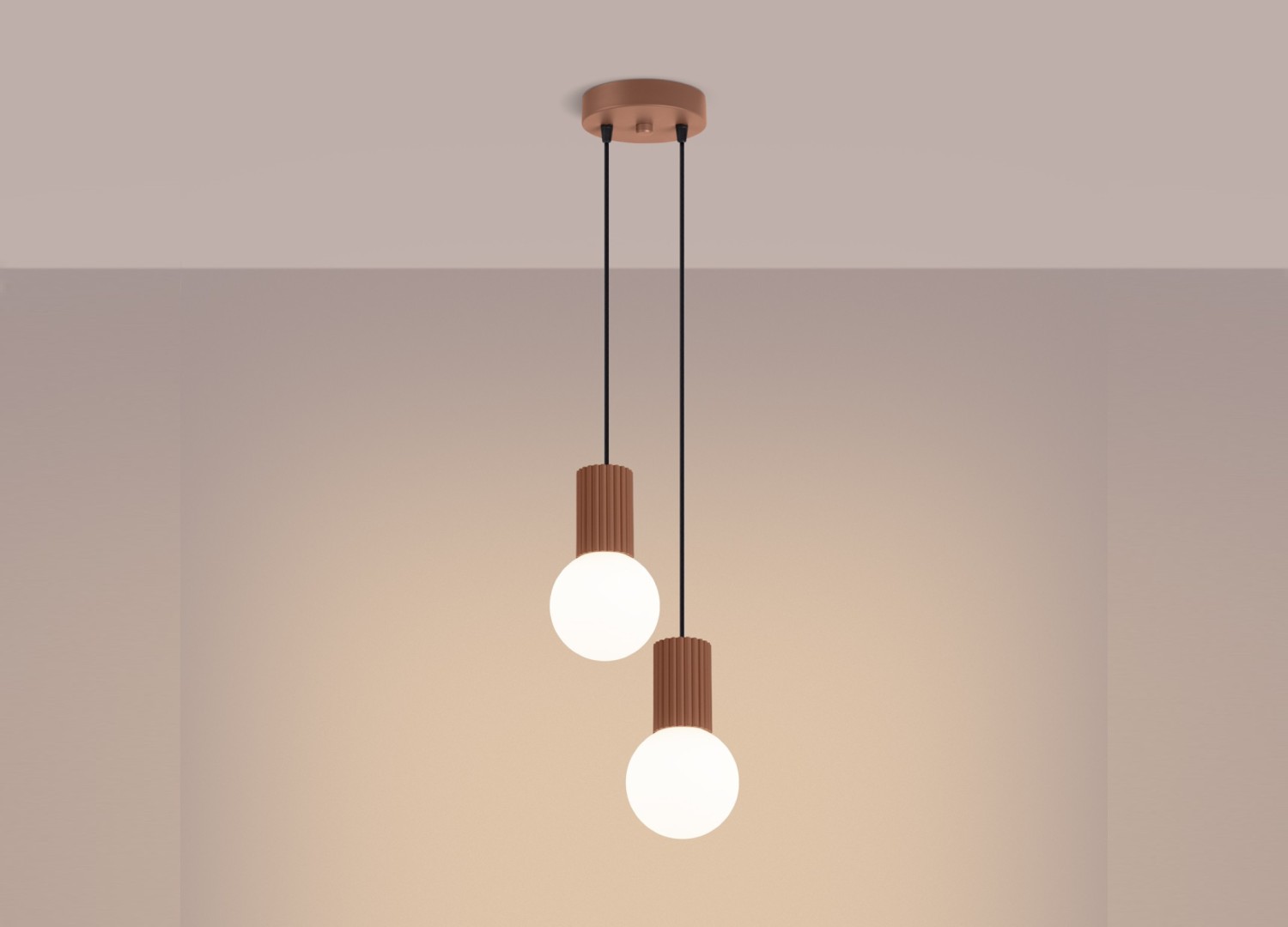 Suspension HALO 2P moka – vue complémentaire 3