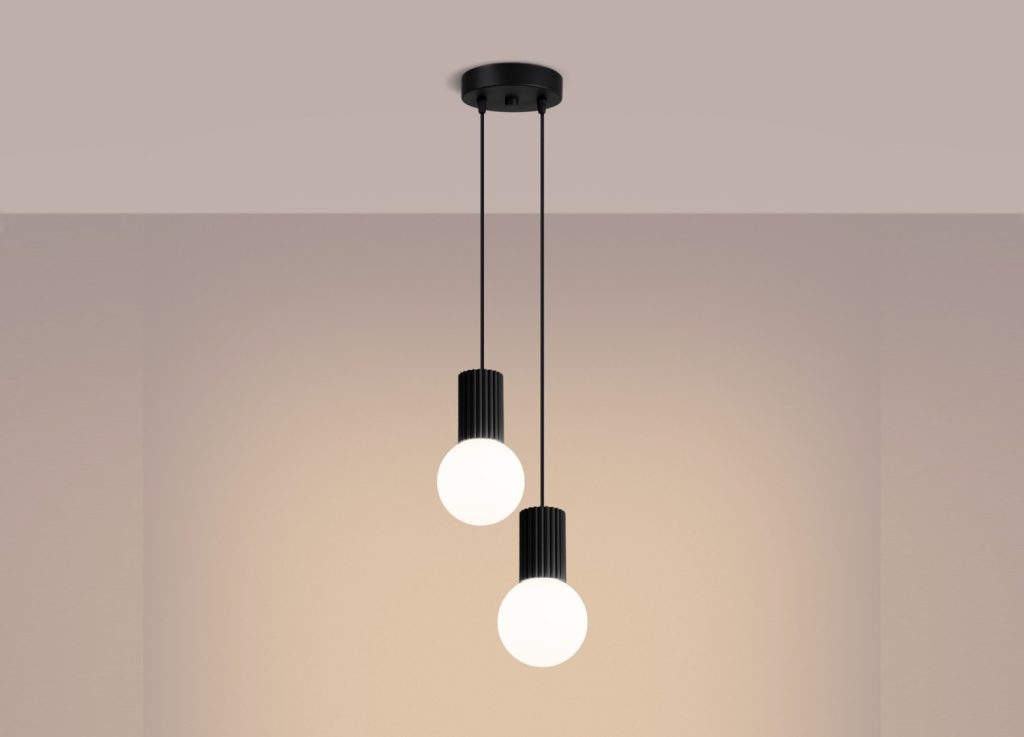 Suspension HALO 2P noir – vue complémentaire 3