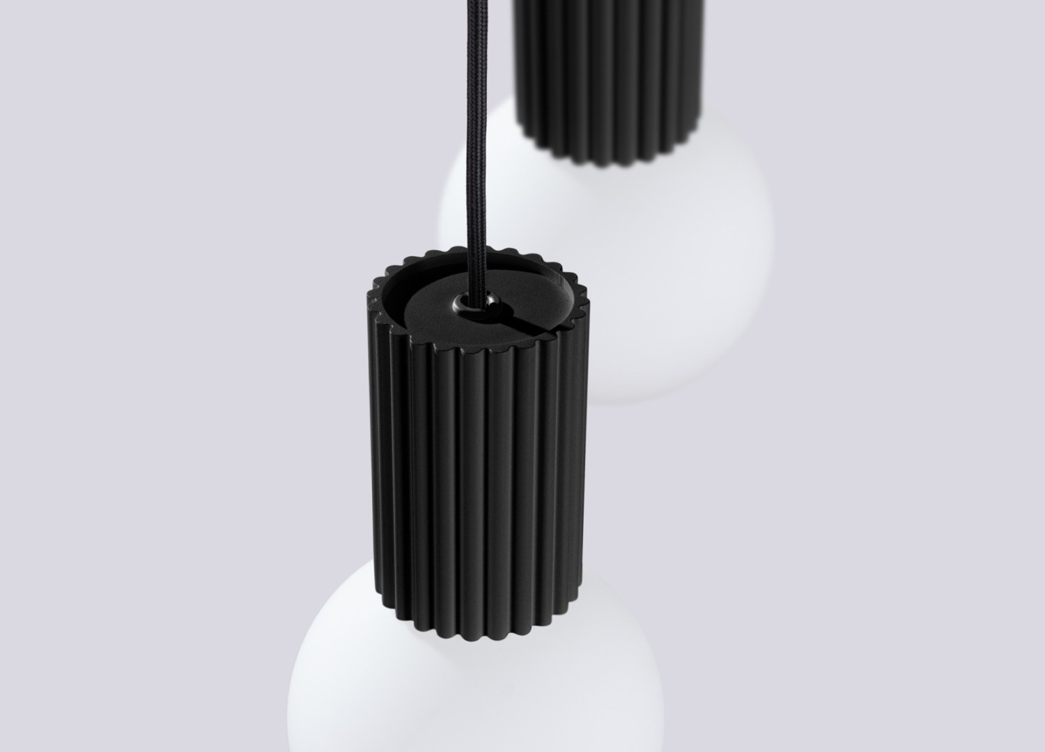Suspension HALO 2P noir – vue complémentaire 6
