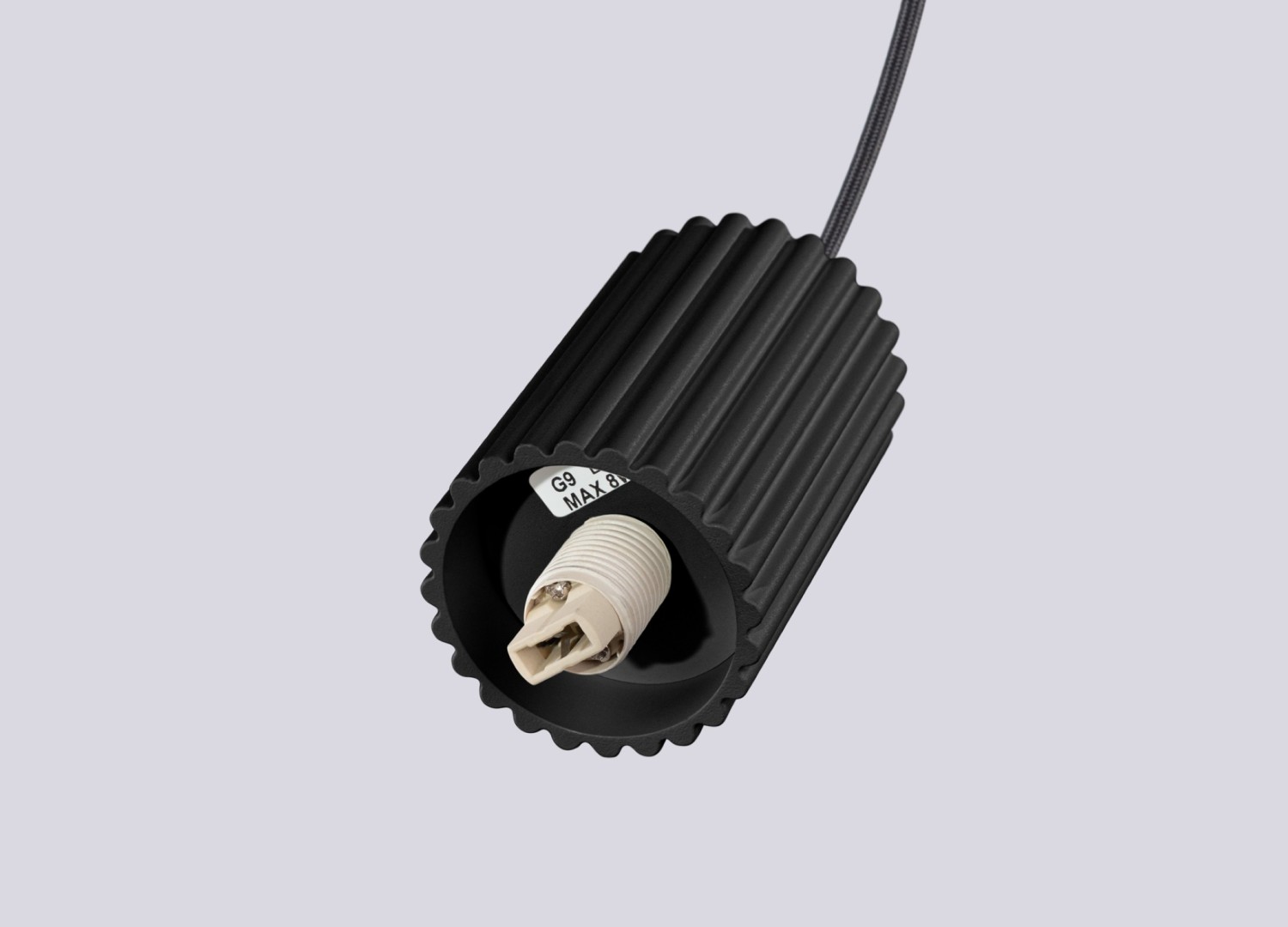 Suspension HALO 2P noir – vue complémentaire 7