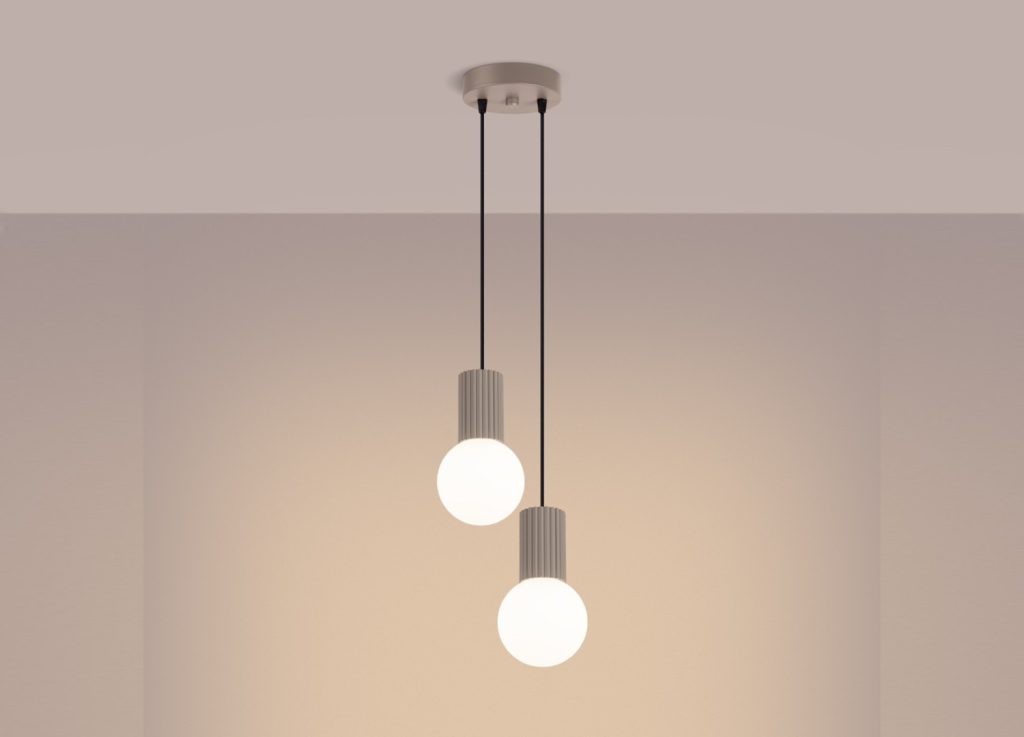 Suspension HALO 2P taupe – vue complémentaire 3
