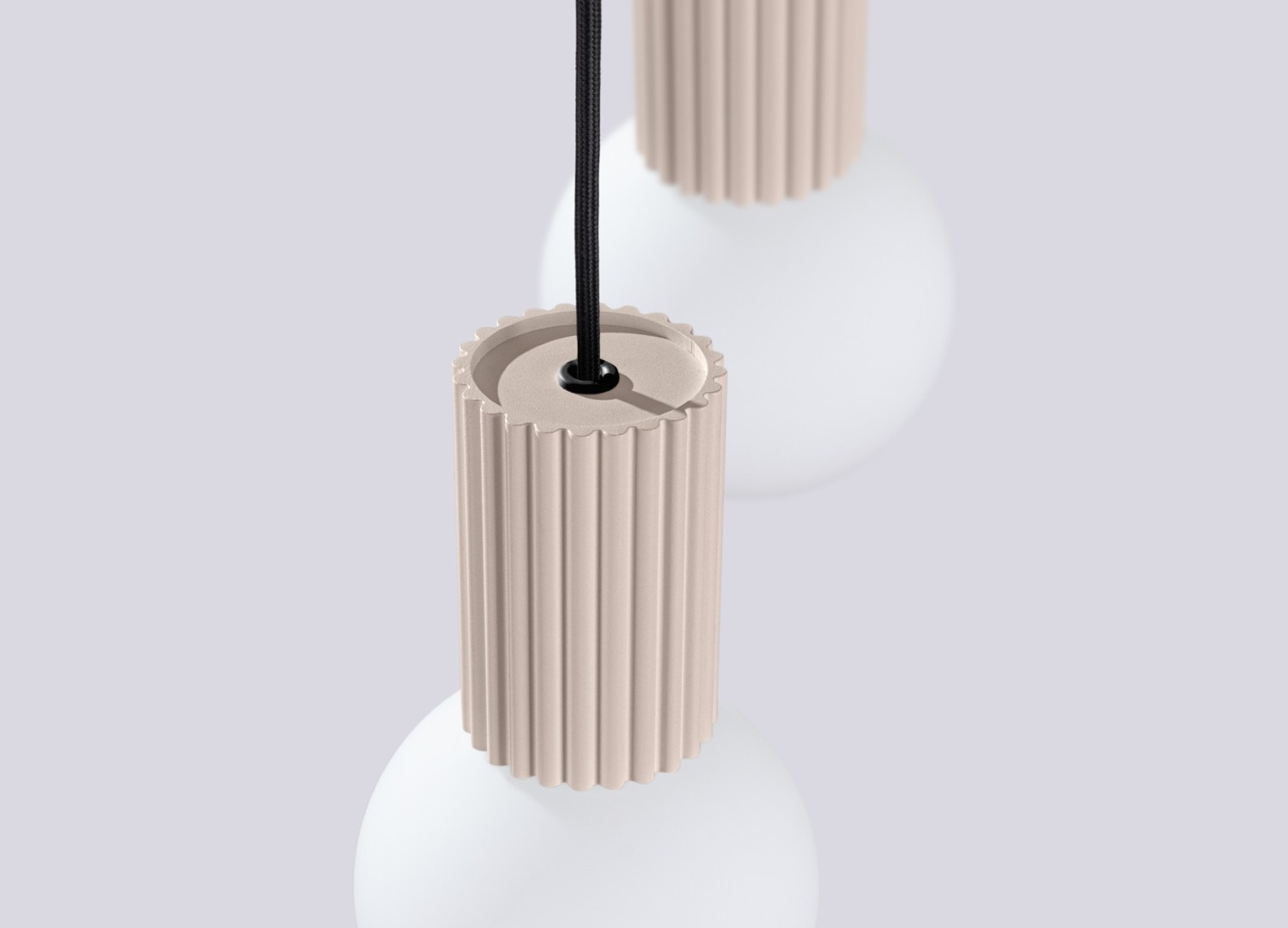 Suspension HALO 2P taupe – vue complémentaire 6