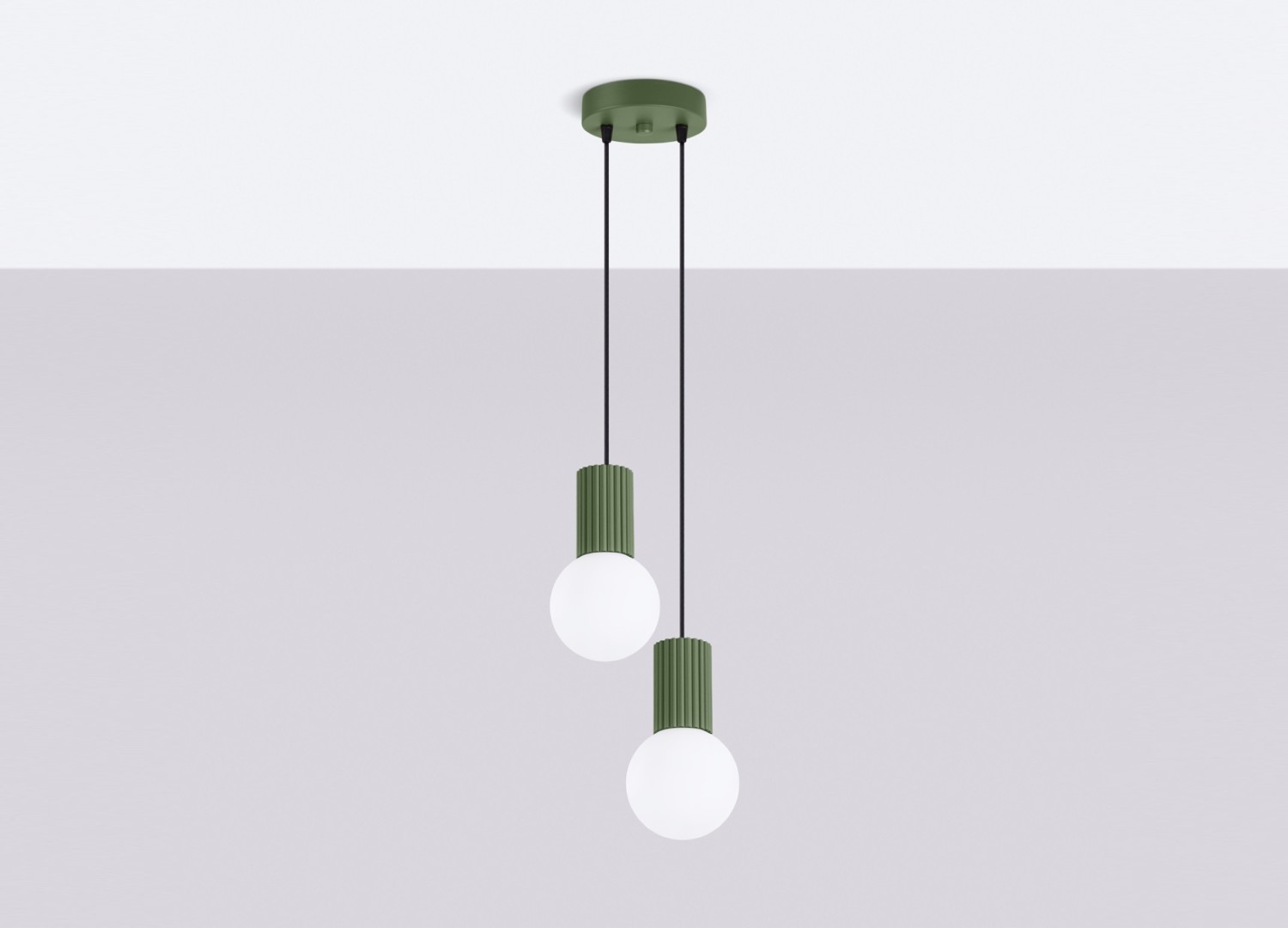 Suspension HALO 2P vert olive – vue complémentaire 2