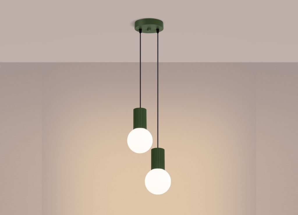 Suspension HALO 2P vert olive – vue complémentaire 3