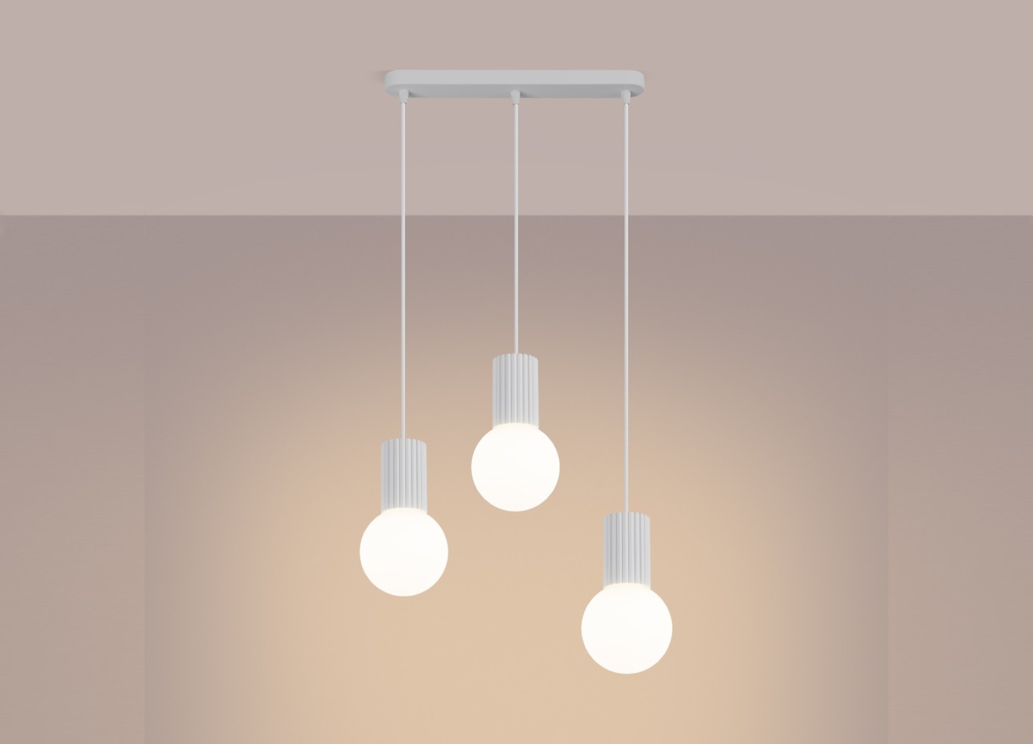 Suspension HALO 3L blanc – vue complémentaire 3