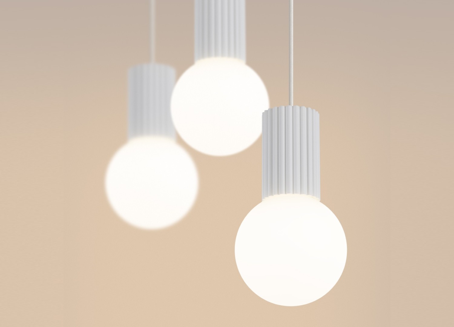 Suspension HALO 3L blanc – vue complémentaire 4