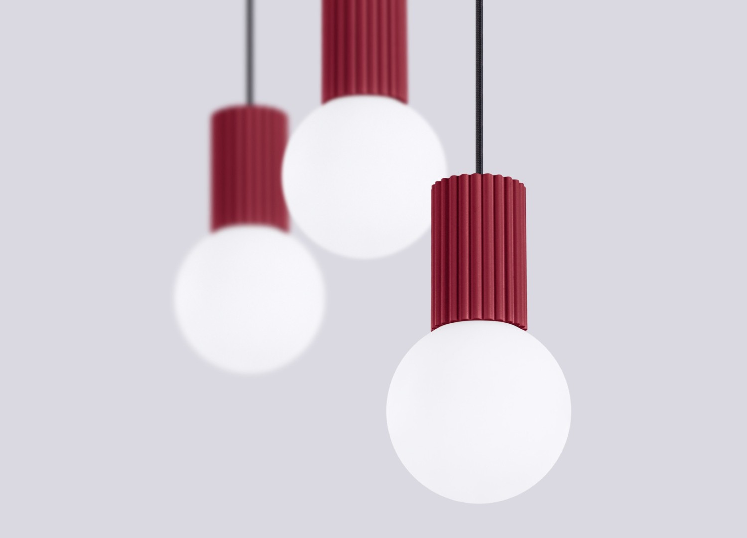 Suspension HALO 3L bordeaux – vue complémentaire 5
