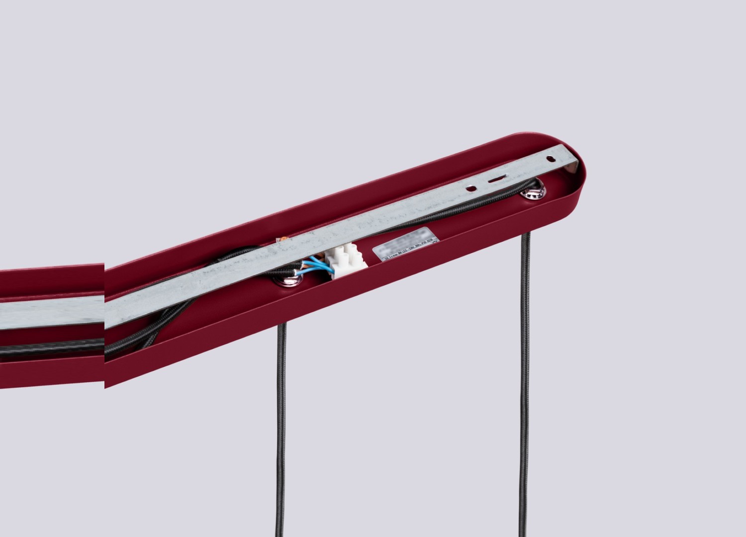 Suspension HALO 3L bordeaux – vue complémentaire 9