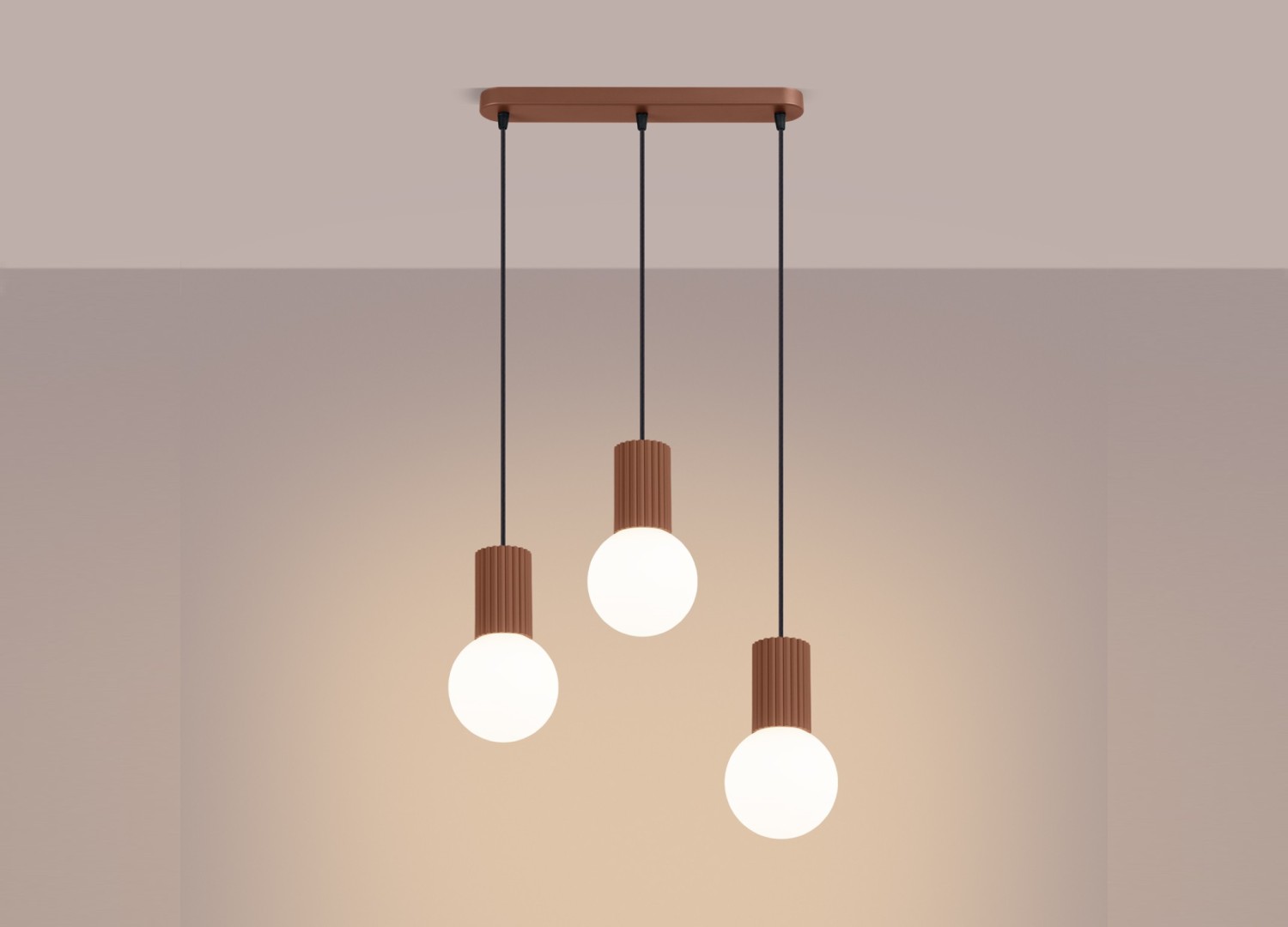 Suspension HALO 3L moka – vue complémentaire 3