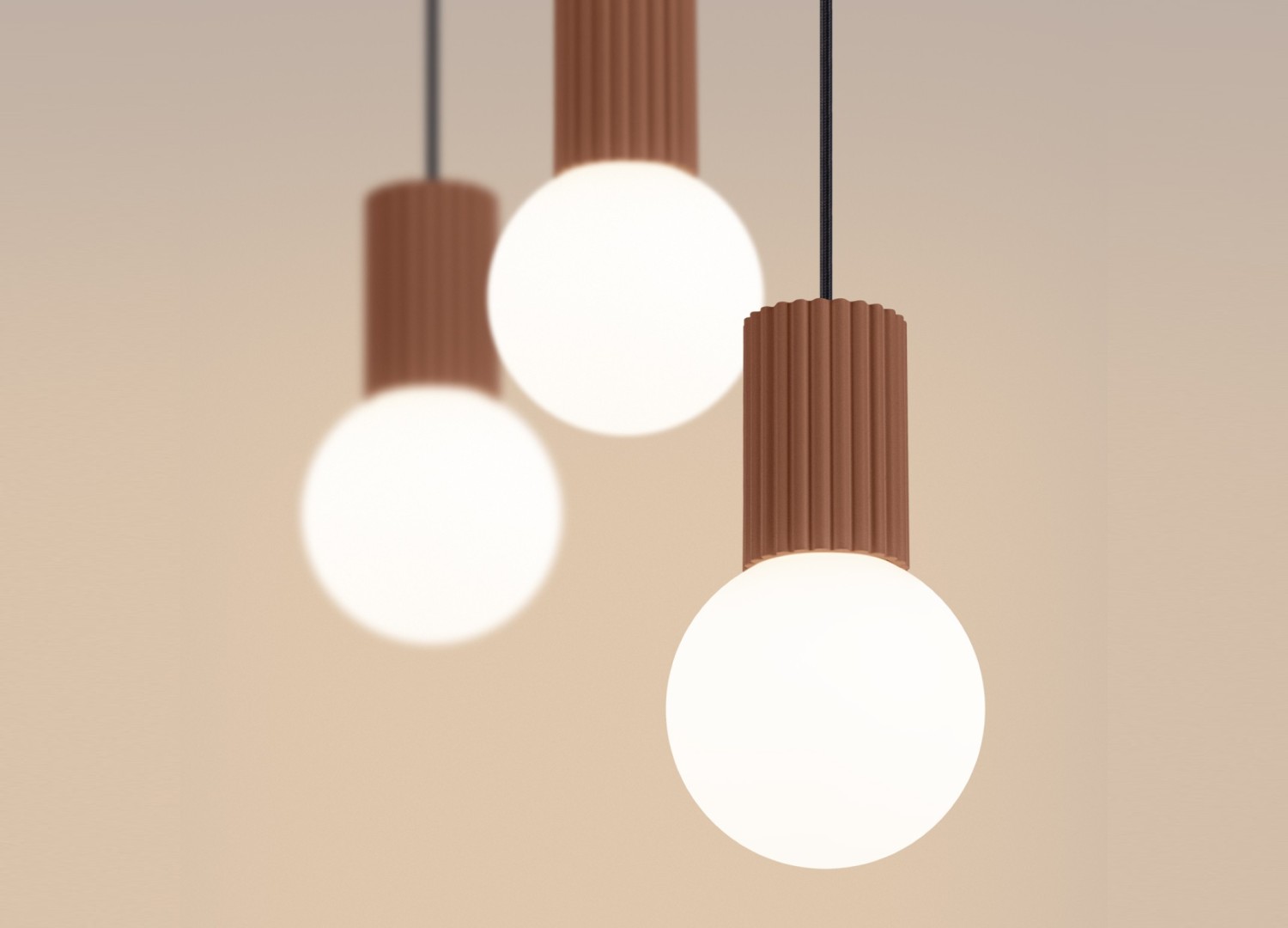Suspension HALO 3L moka – vue complémentaire 4