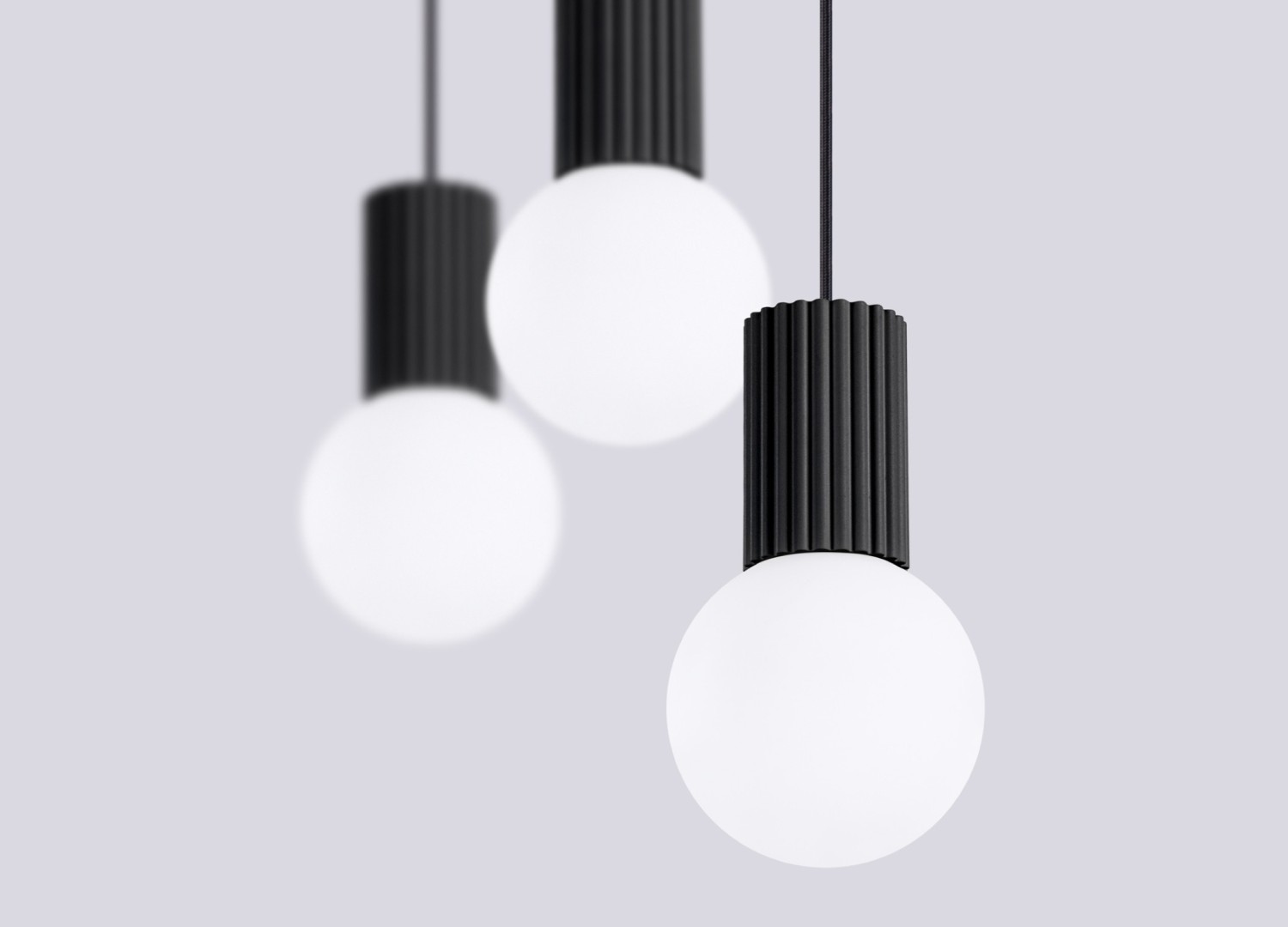 Suspension HALO 3L noir – vue complémentaire 5