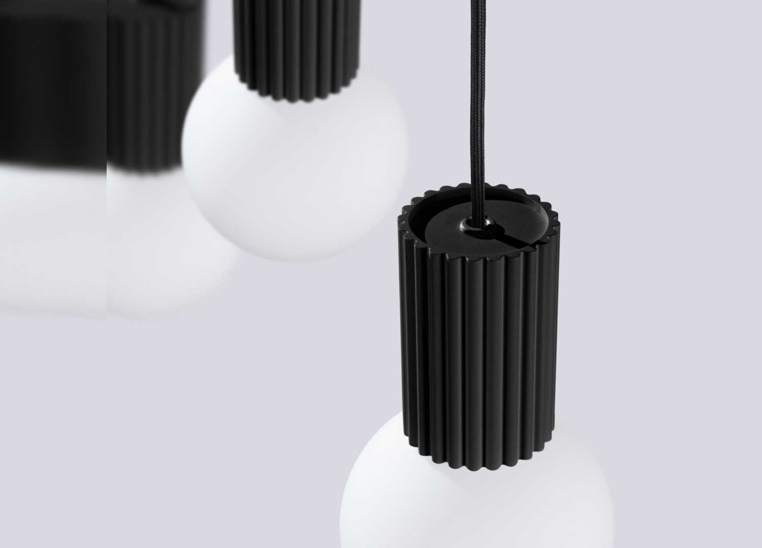 Suspension HALO 3L noir – vue complémentaire 6