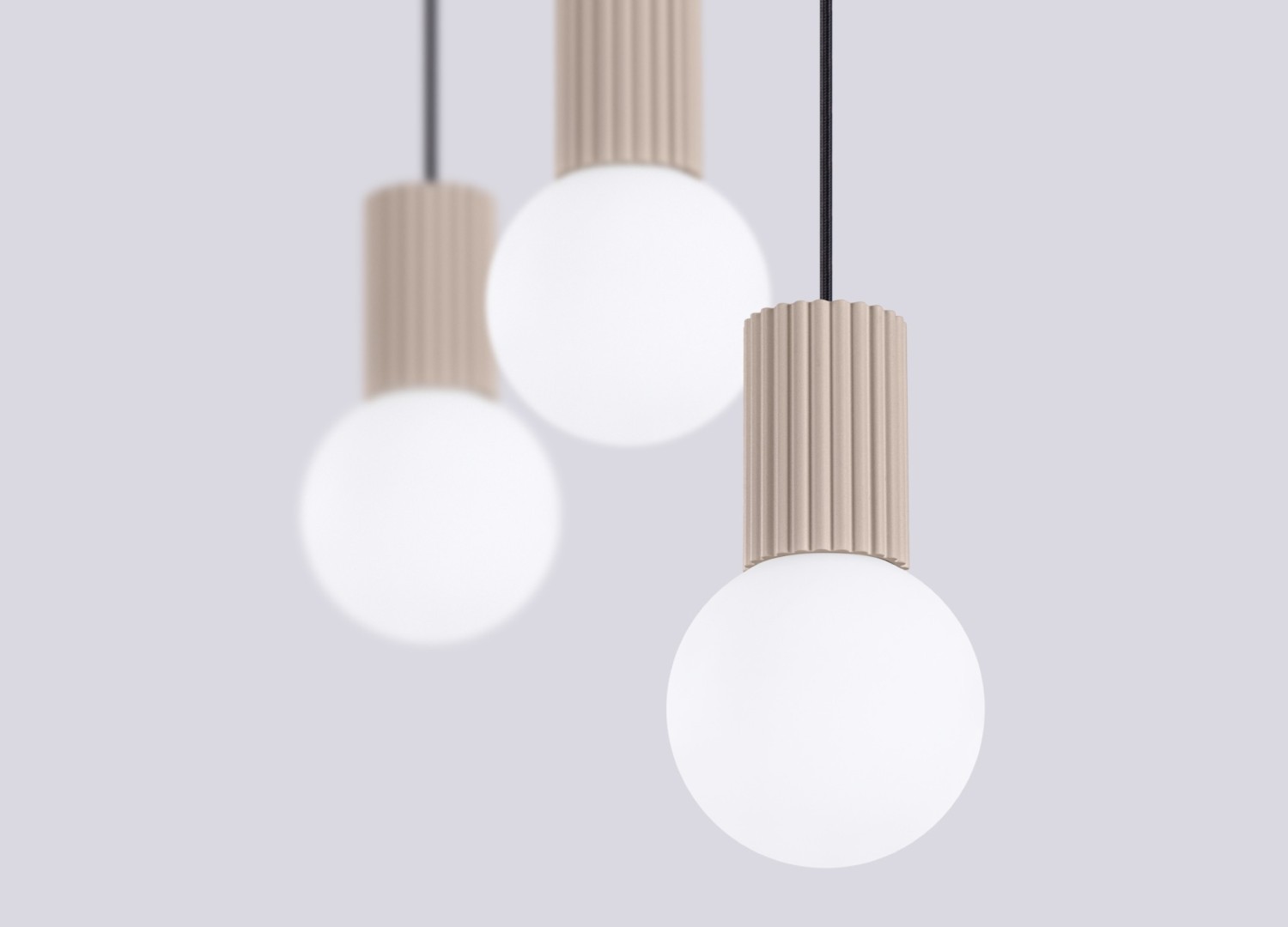 Suspension HALO 3L taupe – vue complémentaire 5