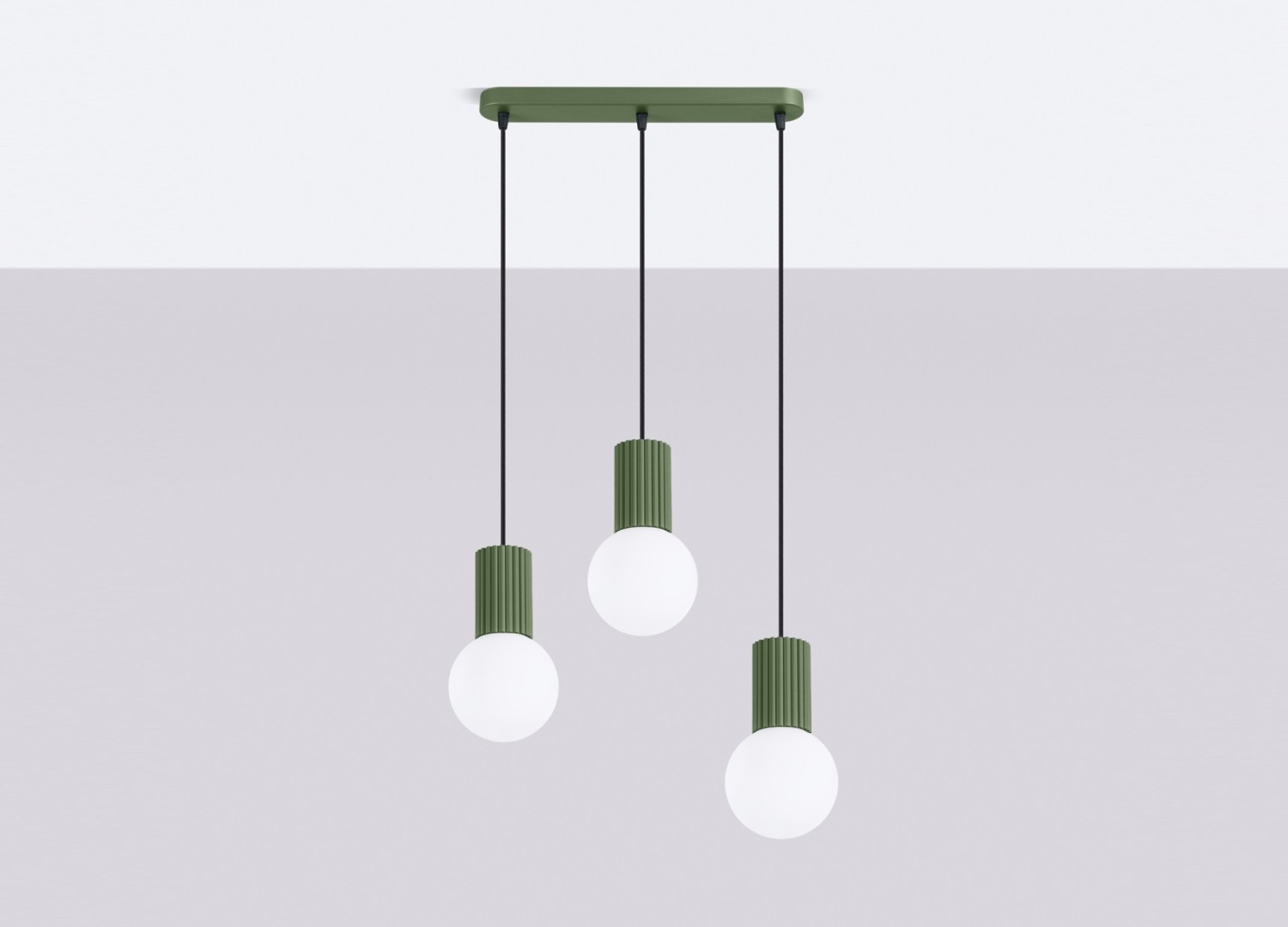 Suspension HALO 3L vert olive – vue complémentaire 2