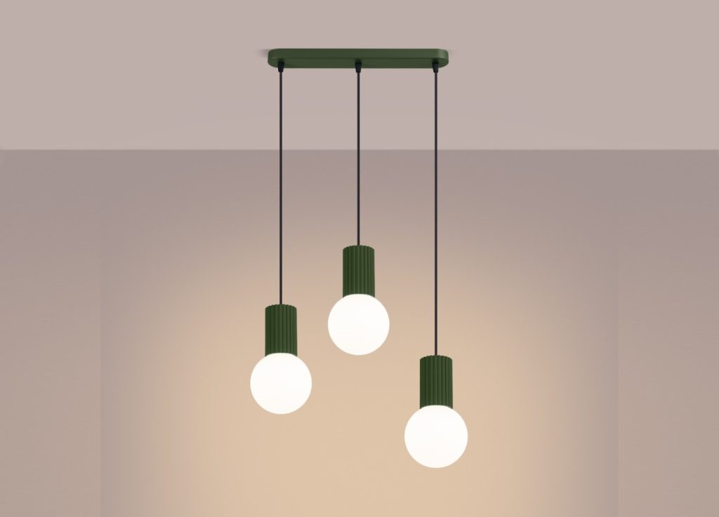 Suspension HALO 3L vert olive – vue complémentaire 3