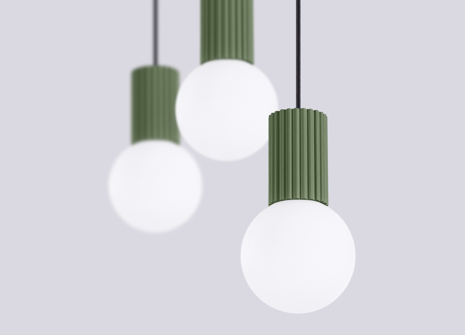 Suspension HALO 3L vert olive – vue complémentaire 5