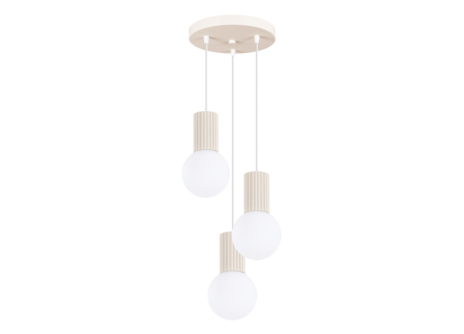 Suspension HALO 3P beige