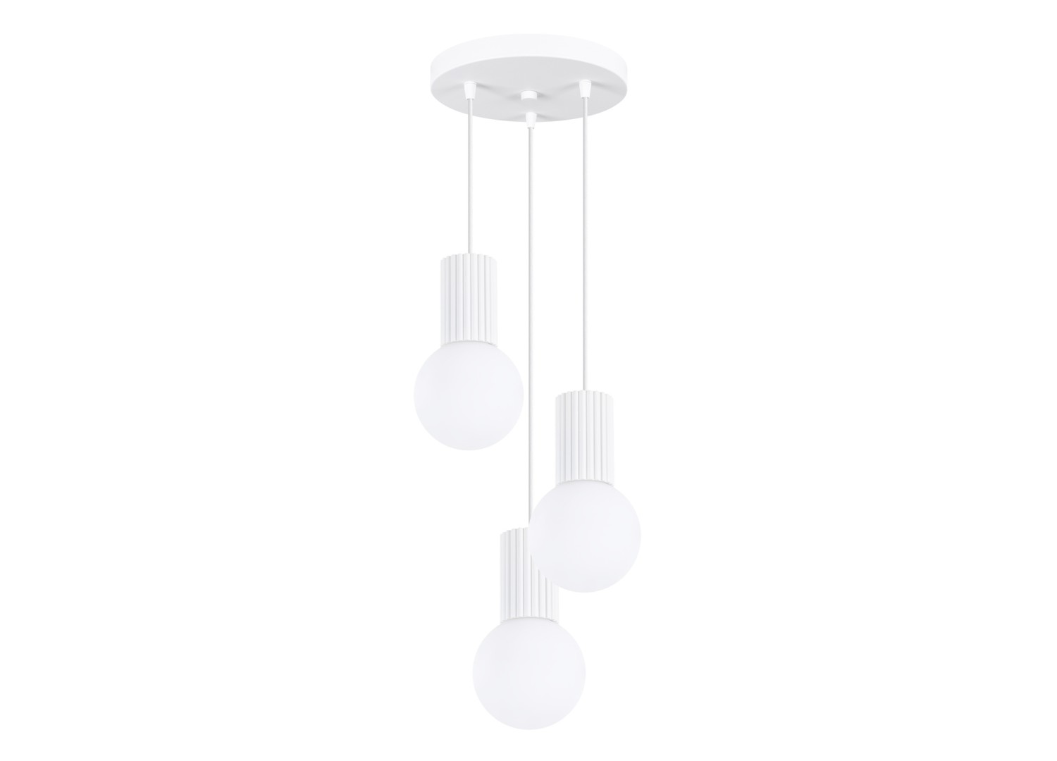 Suspension HALO 3P blanc