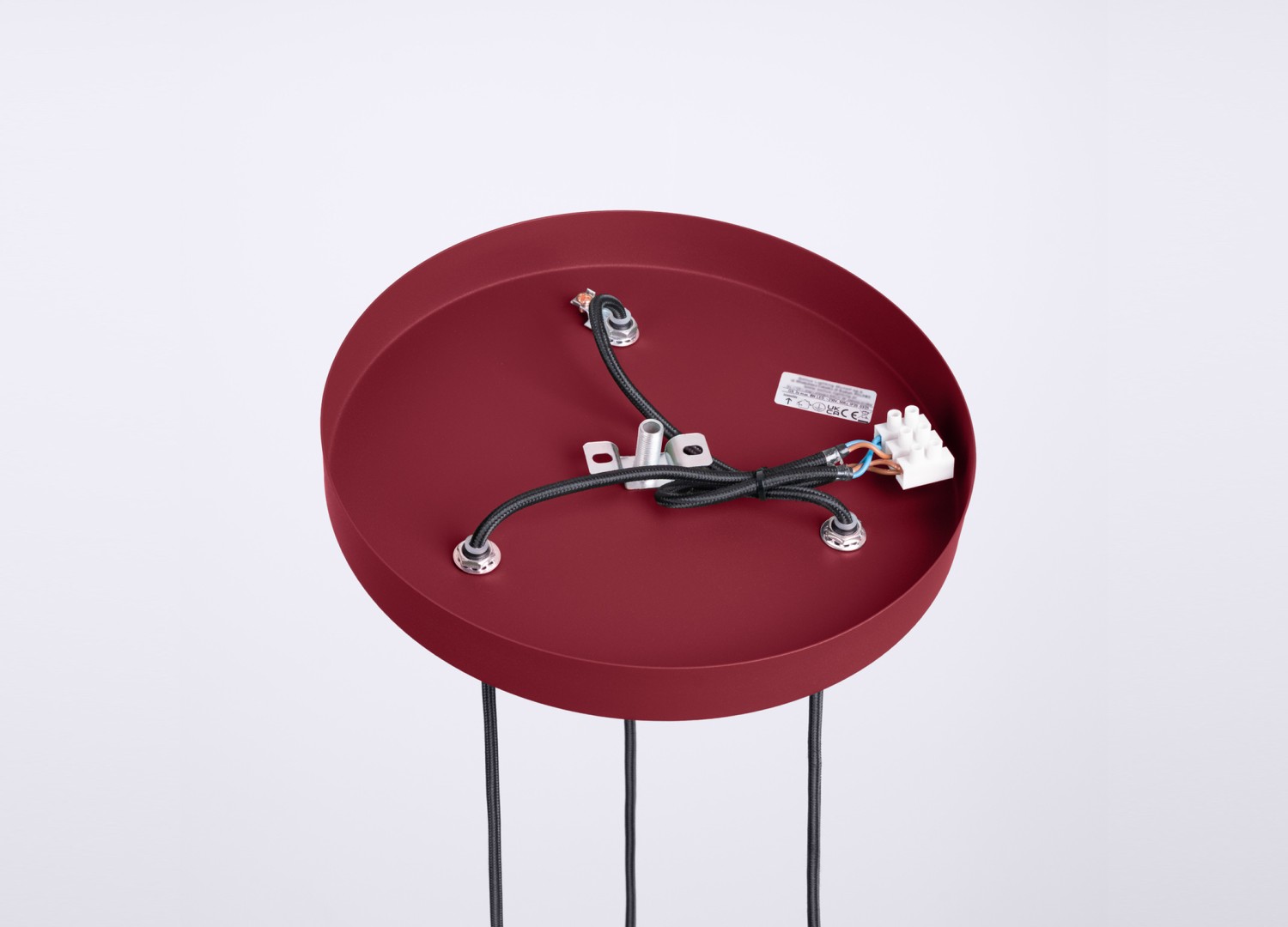 Suspension HALO 3P bordeaux – vue complémentaire 8