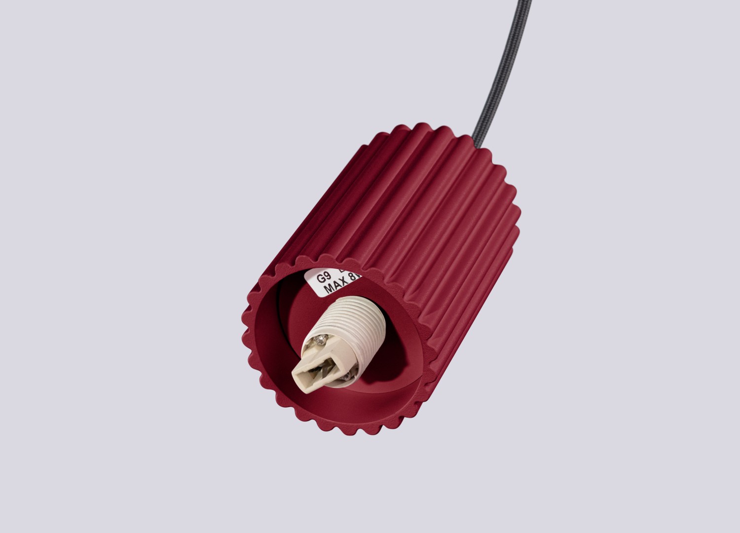 Suspension HALO 3P bordeaux – vue complémentaire 9