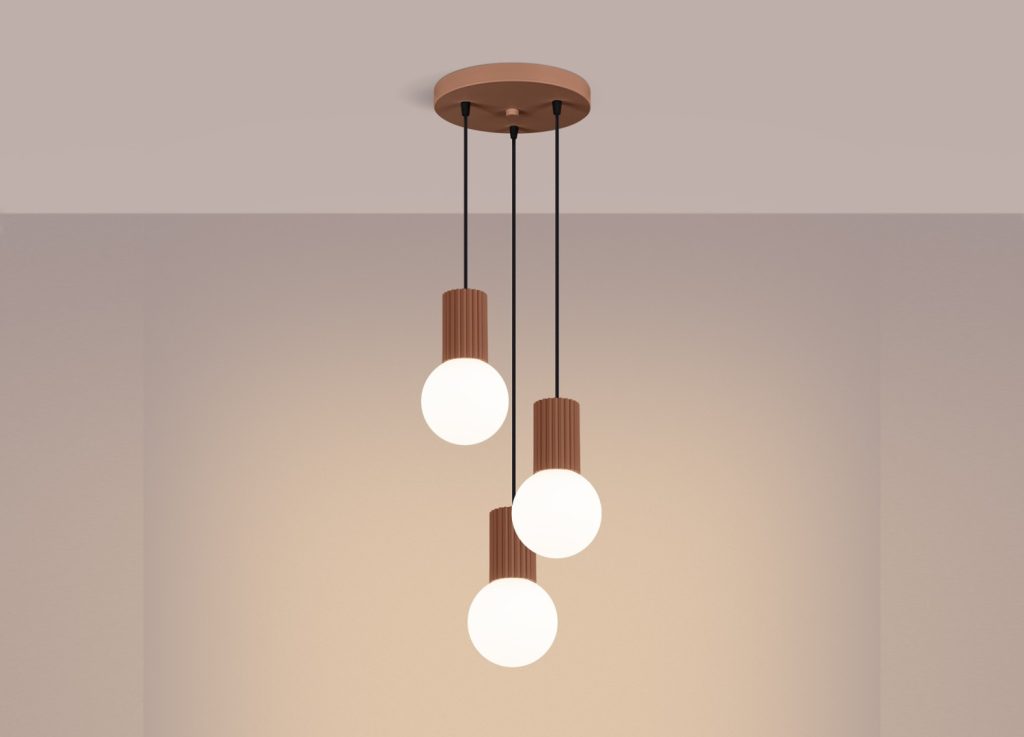 Suspension HALO 3P moka – vue complémentaire 3