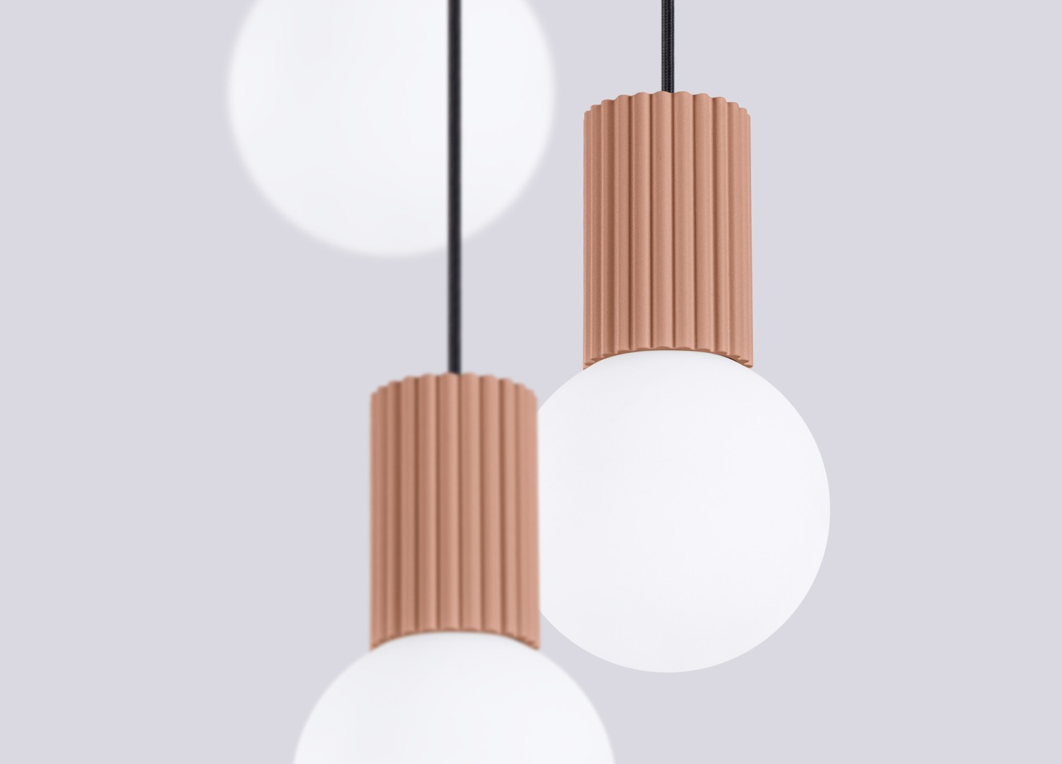 Suspension HALO 3P moka – vue complémentaire 5