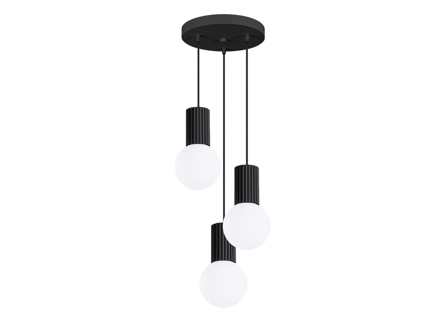 Suspension HALO 3P noir