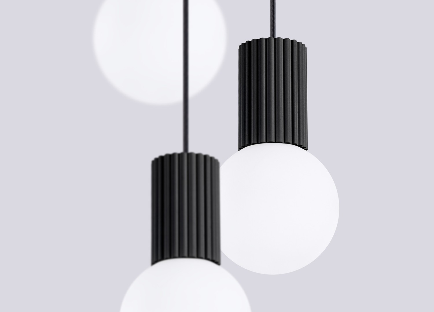 Suspension HALO 3P noir – vue complémentaire 5