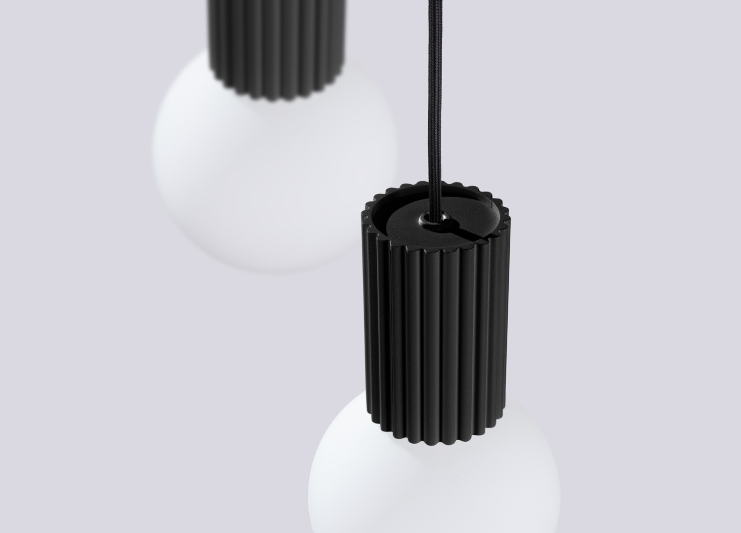 Suspension HALO 3P noir – vue complémentaire 6