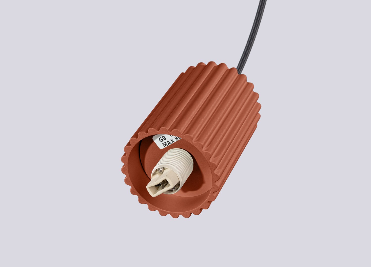 Suspension HALO 3P ocre rouge – vue complémentaire 9