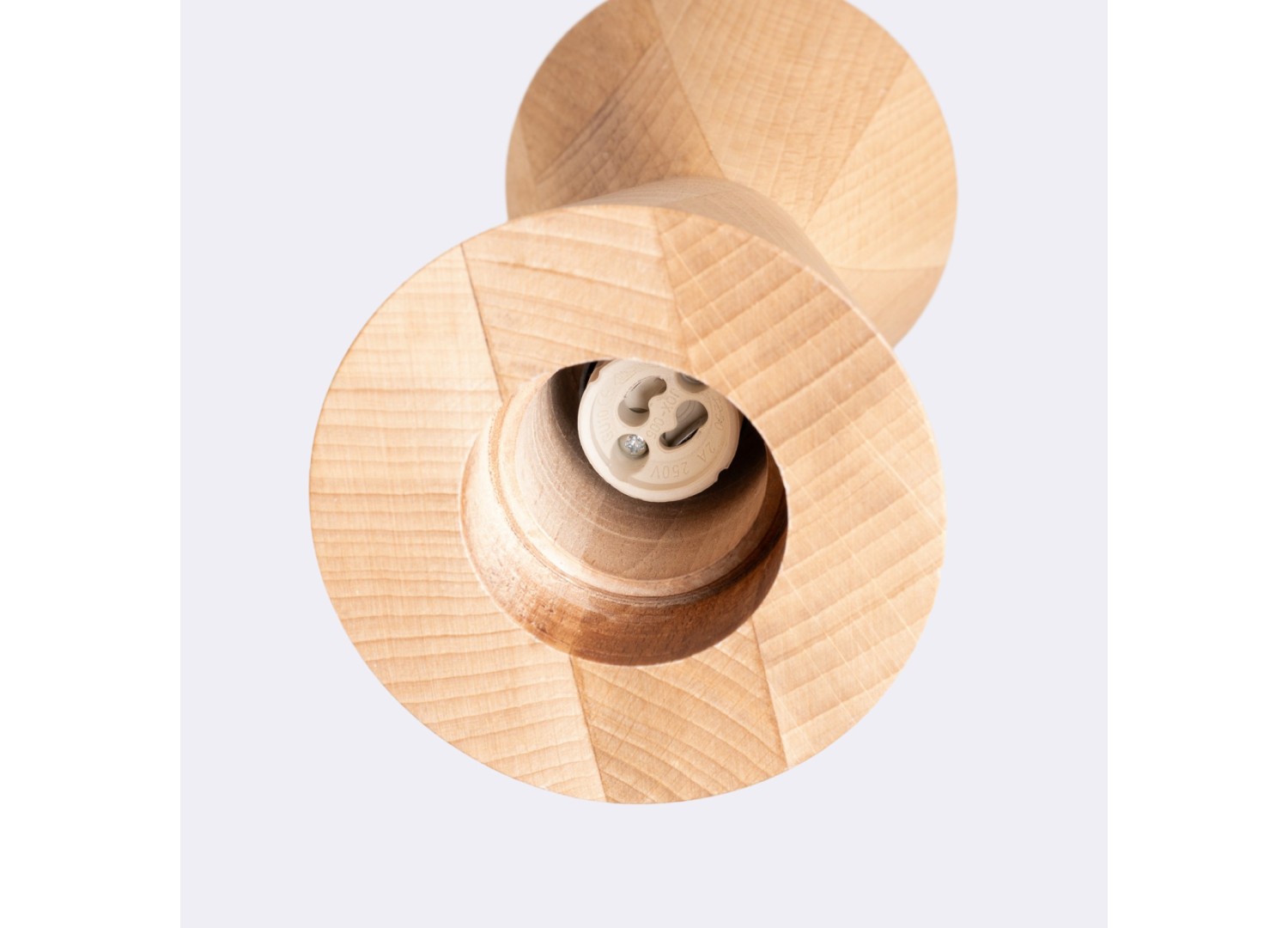 Suspension KUBBE grande R bois naturel GU10 – vue complémentaire 8