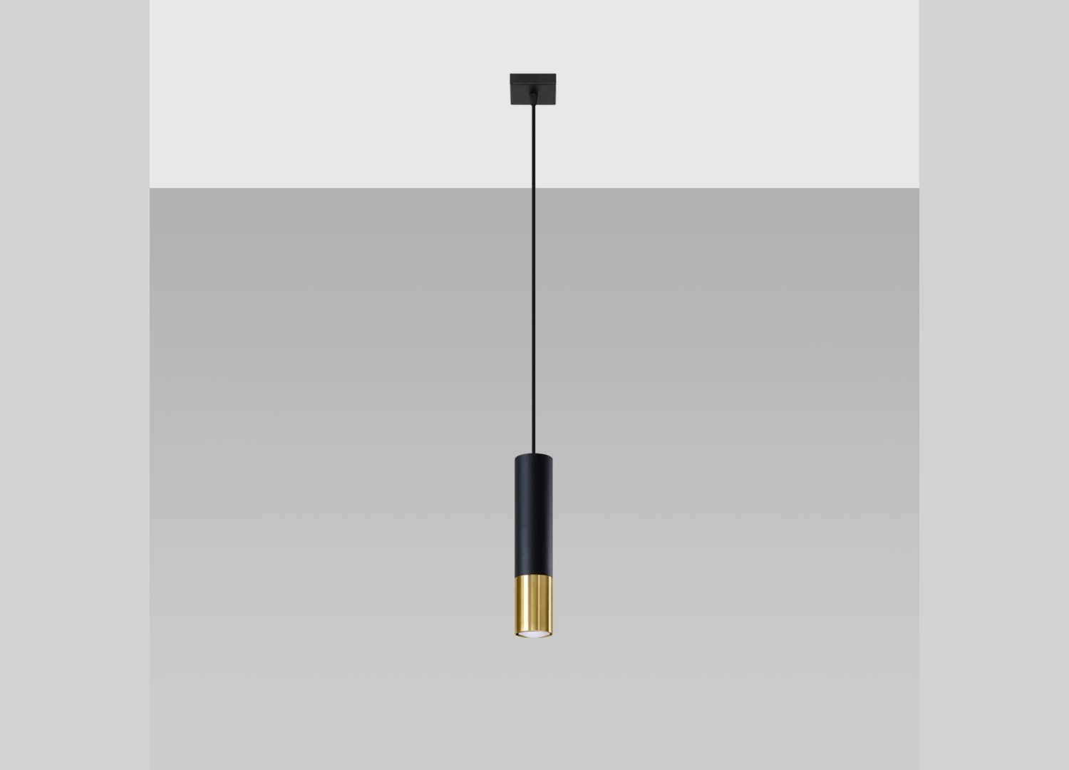 Suspension LOOPEZ 1 noir/doré GU10 – vue complémentaire 2