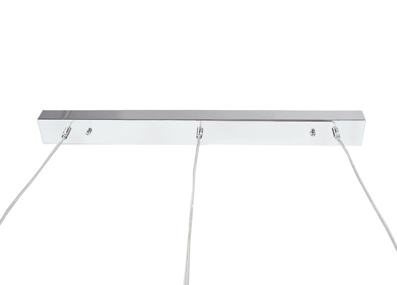 Suspension luminaire design boule chromé