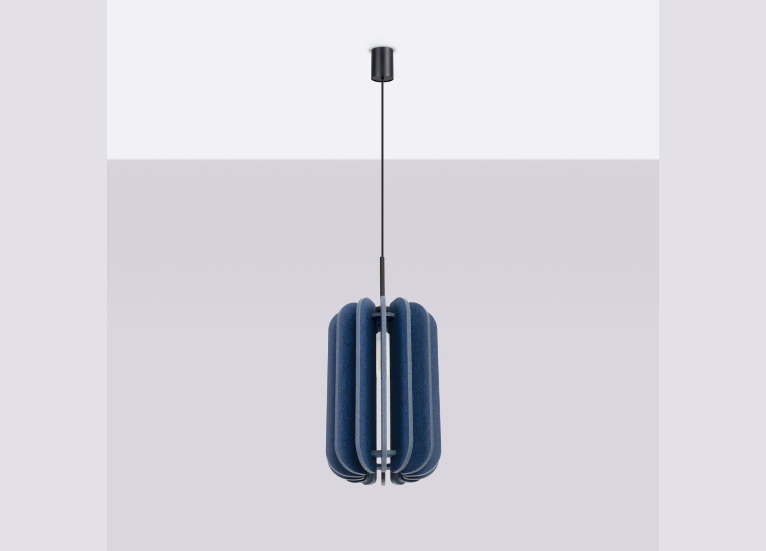 Suspension MULA 27 bleu marine et noir E27 – vue complémentaire 3