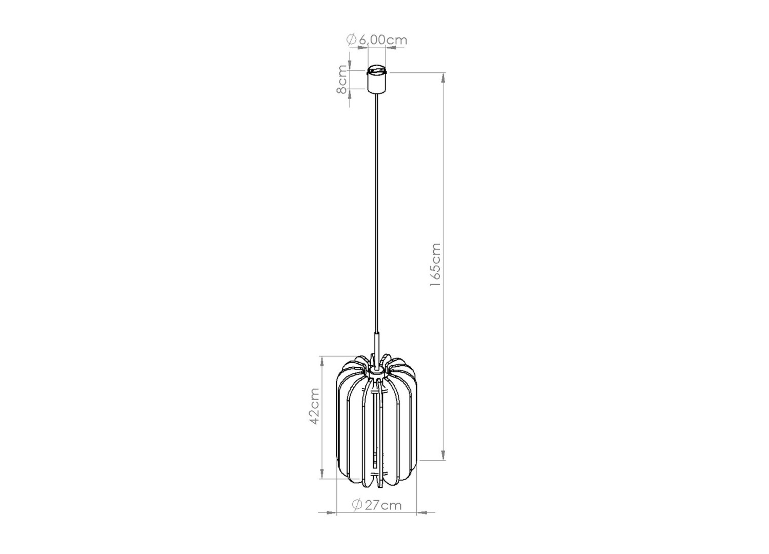 Suspension MULA 27 bleu marine et noir E27 – vue complémentaire 11