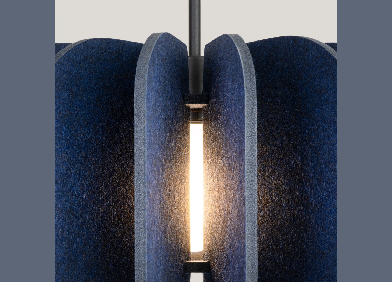 Suspension MULA 45 bleu marine et noir E27 – vue complémentaire 5