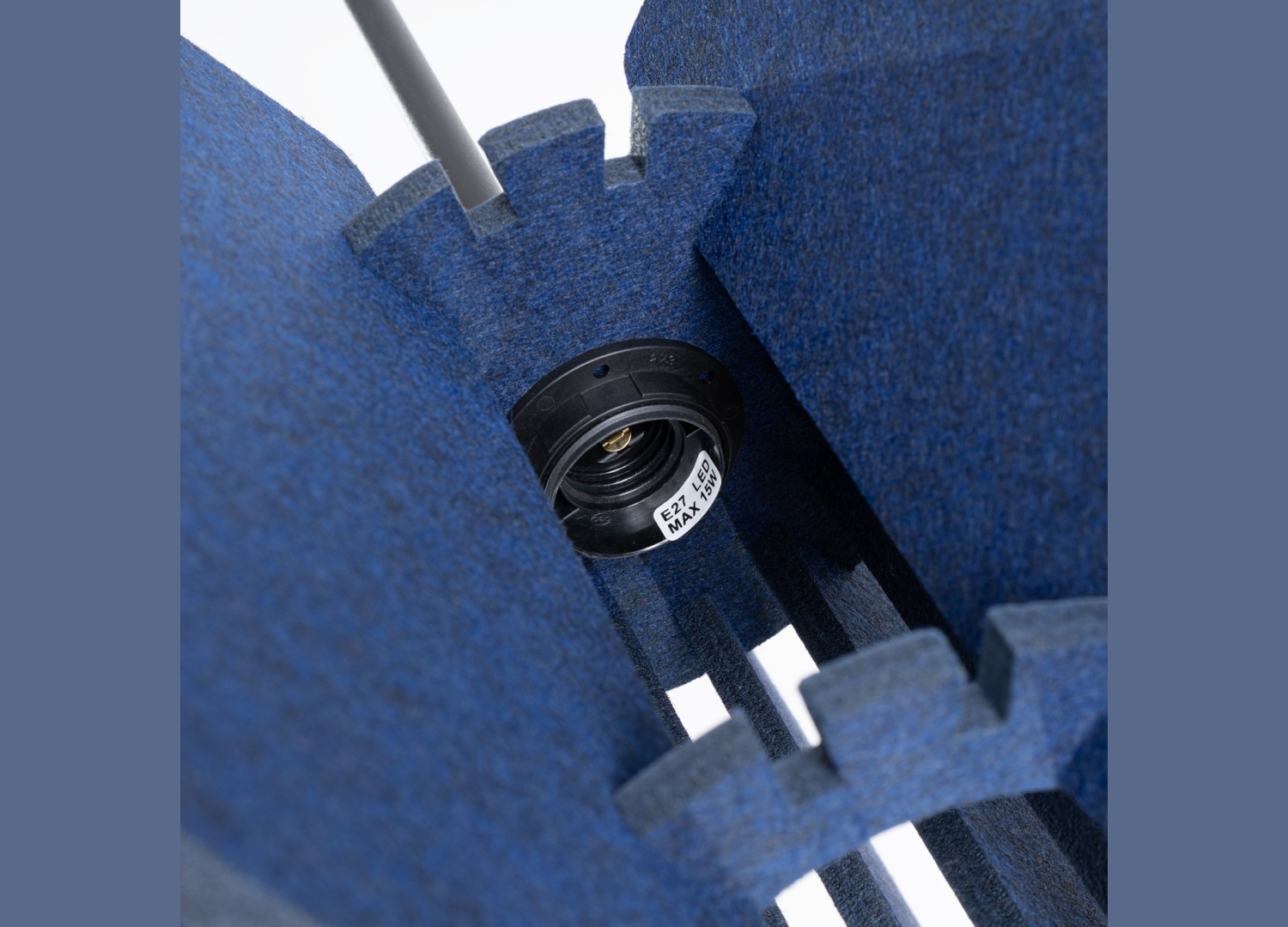 Suspension MULA 45 bleu marine et noir E27 – vue complémentaire 8