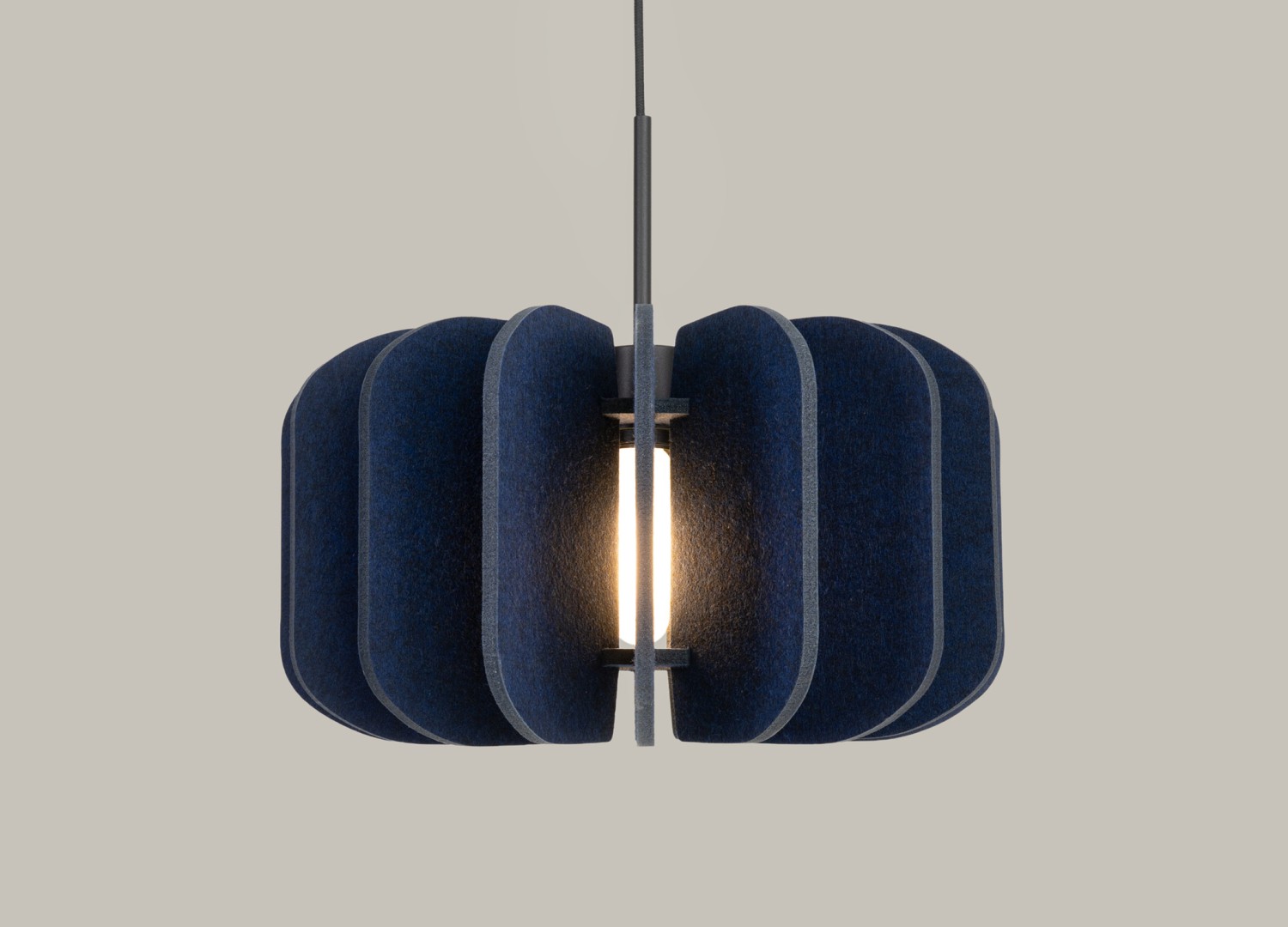 Suspension MULA 45 bleu marine et noir E27 – vue complémentaire 10