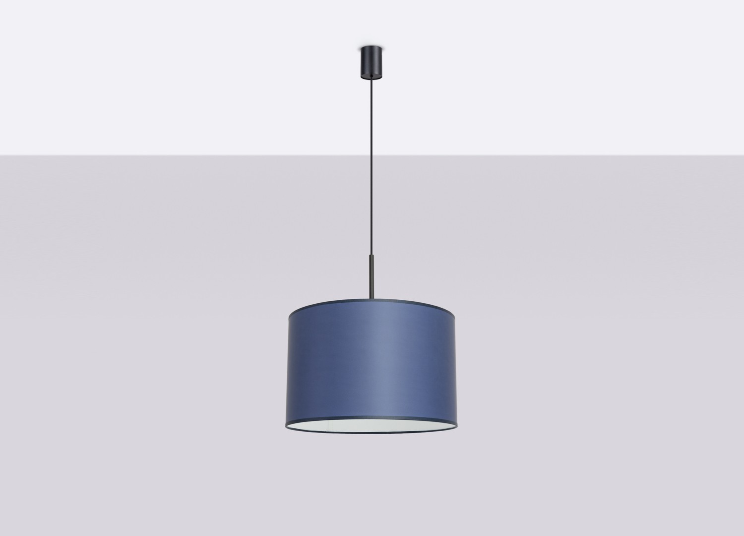 Suspension NEVIA bleu marine 40 cm E27 – vue 3